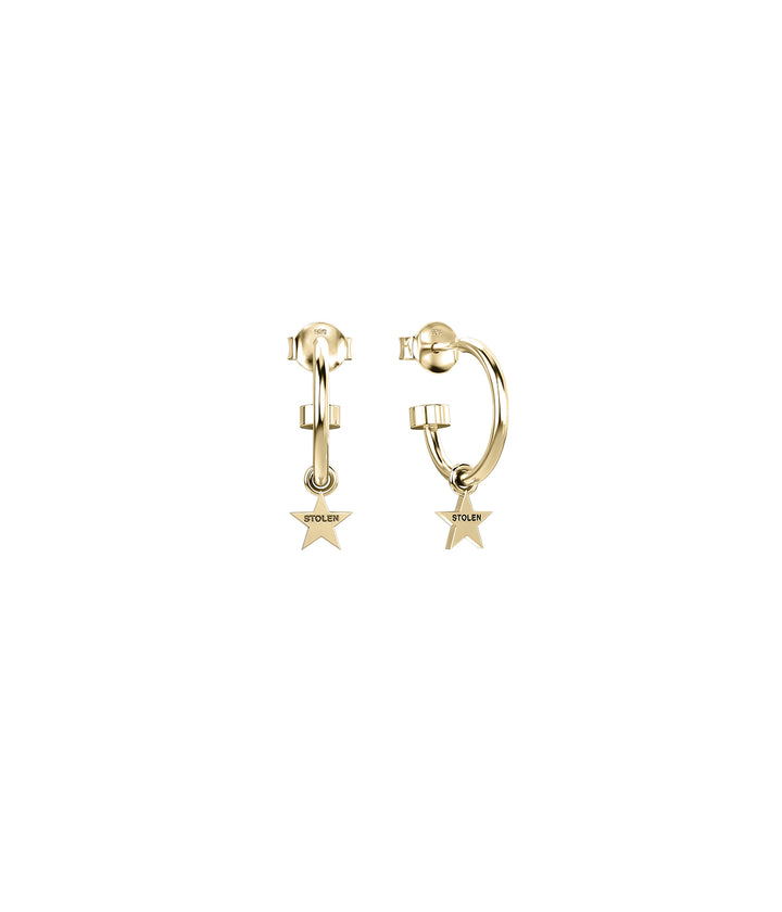STOLEN STAR ANCHOR SLEEPER - GOLD PLATED