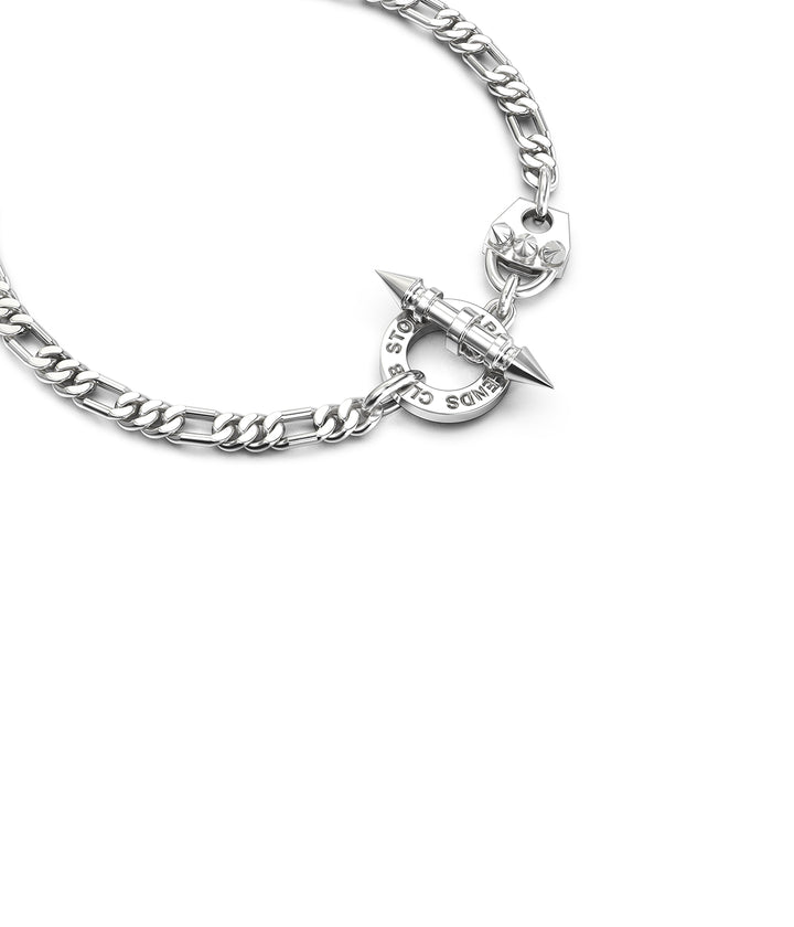 SPIKED FOB BRACELET