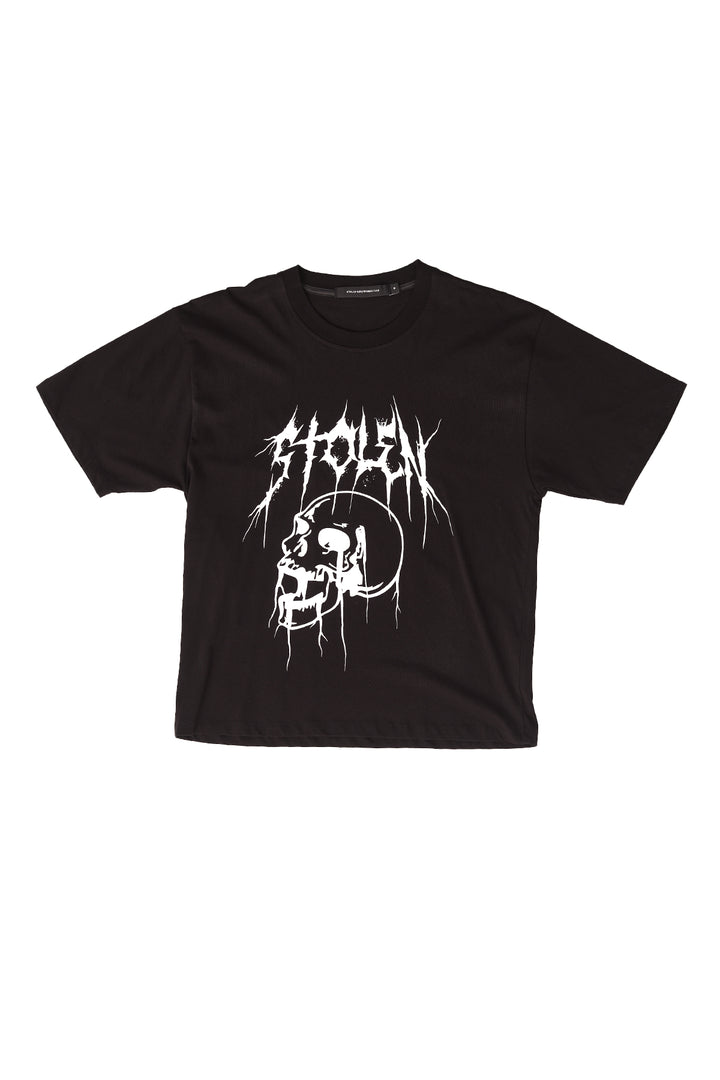 GRAFFITI SKULL RELAXED T-SHIRT