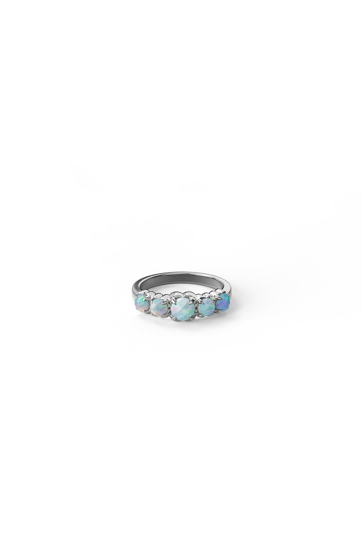HALO CLUSTER RING BELLO OPAL