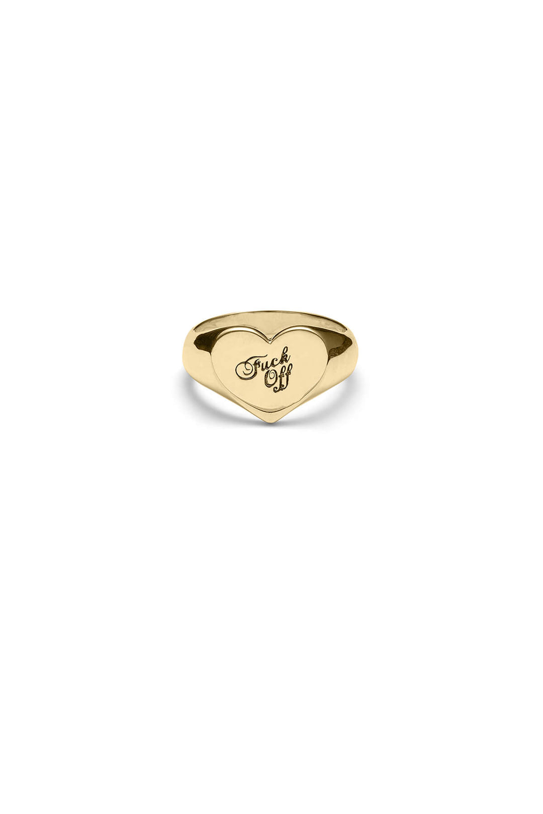 WARM WELCOME HEART RING GOLD PLATED