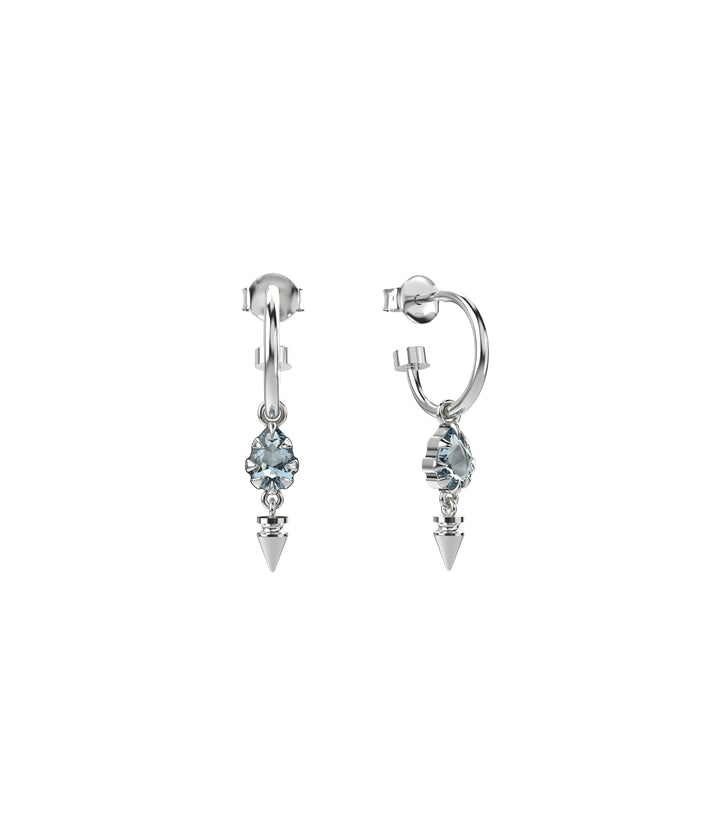 PRECIOUS PUNK DROPLET ANCHOR SLEEPERS - SKY BLUE TOPAZ