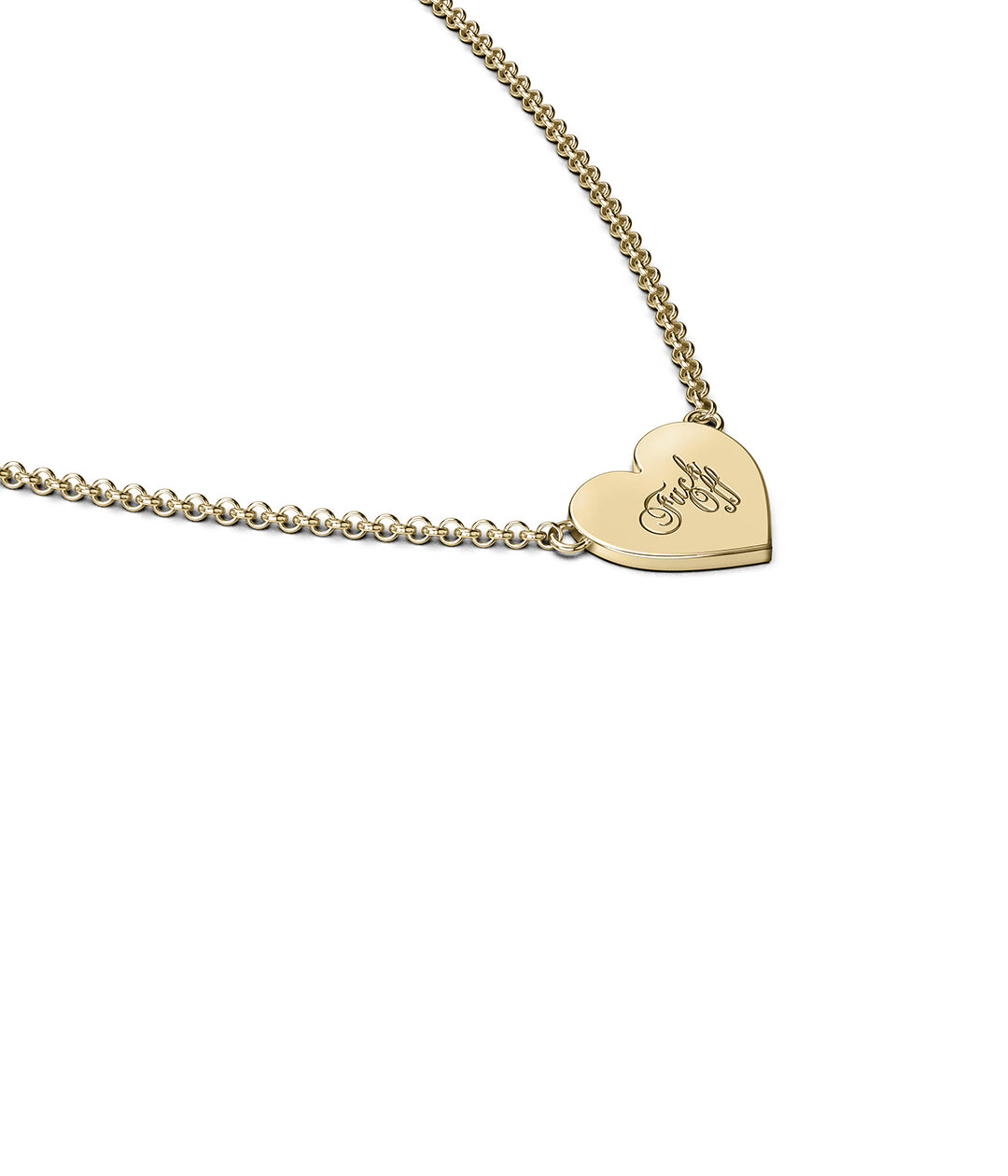 WARM WELCOME HEART NECKLACE GOLD PLATED