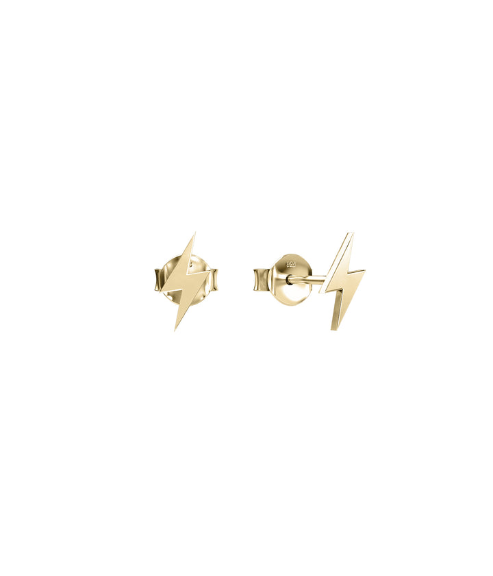 I'LL BE LIGHTNING EARRINGS - GOLD PLATED