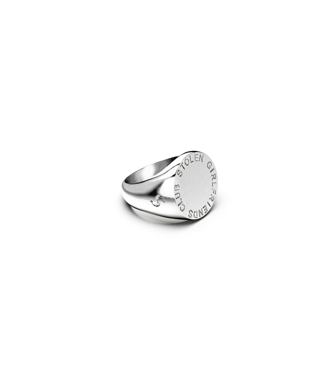 TEXT LOGO SOVEREIGN RING