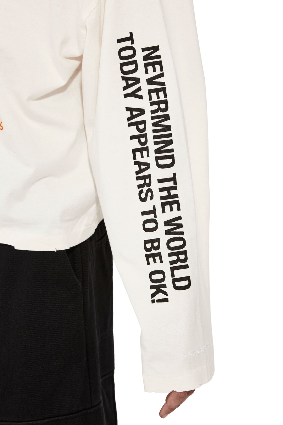 NEVERMIND THE WORLD LONG SLEEVE T-SHIRT