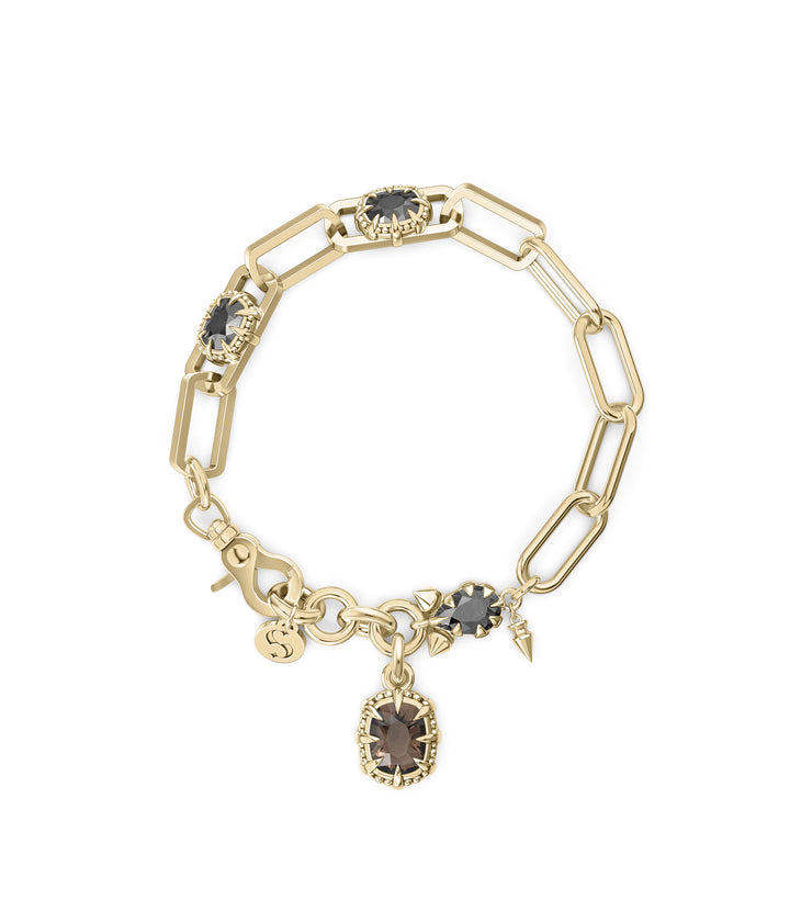 DAHLIA'S EMBRACE COCKTAIL BRACELET - 18K GOLD PLATED