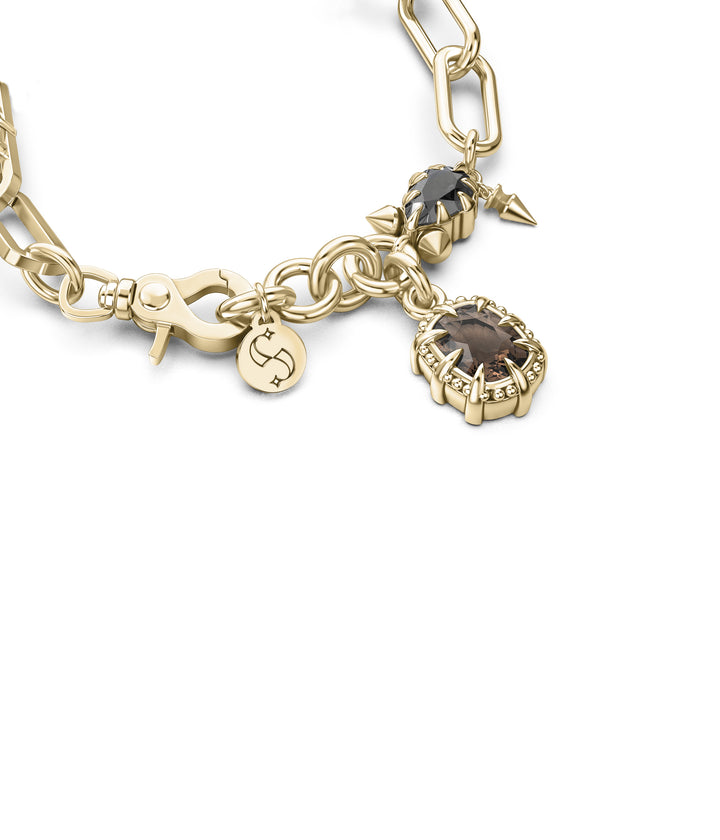 DAHLIA'S EMBRACE COCKTAIL BRACELET - 18K GOLD PLATED