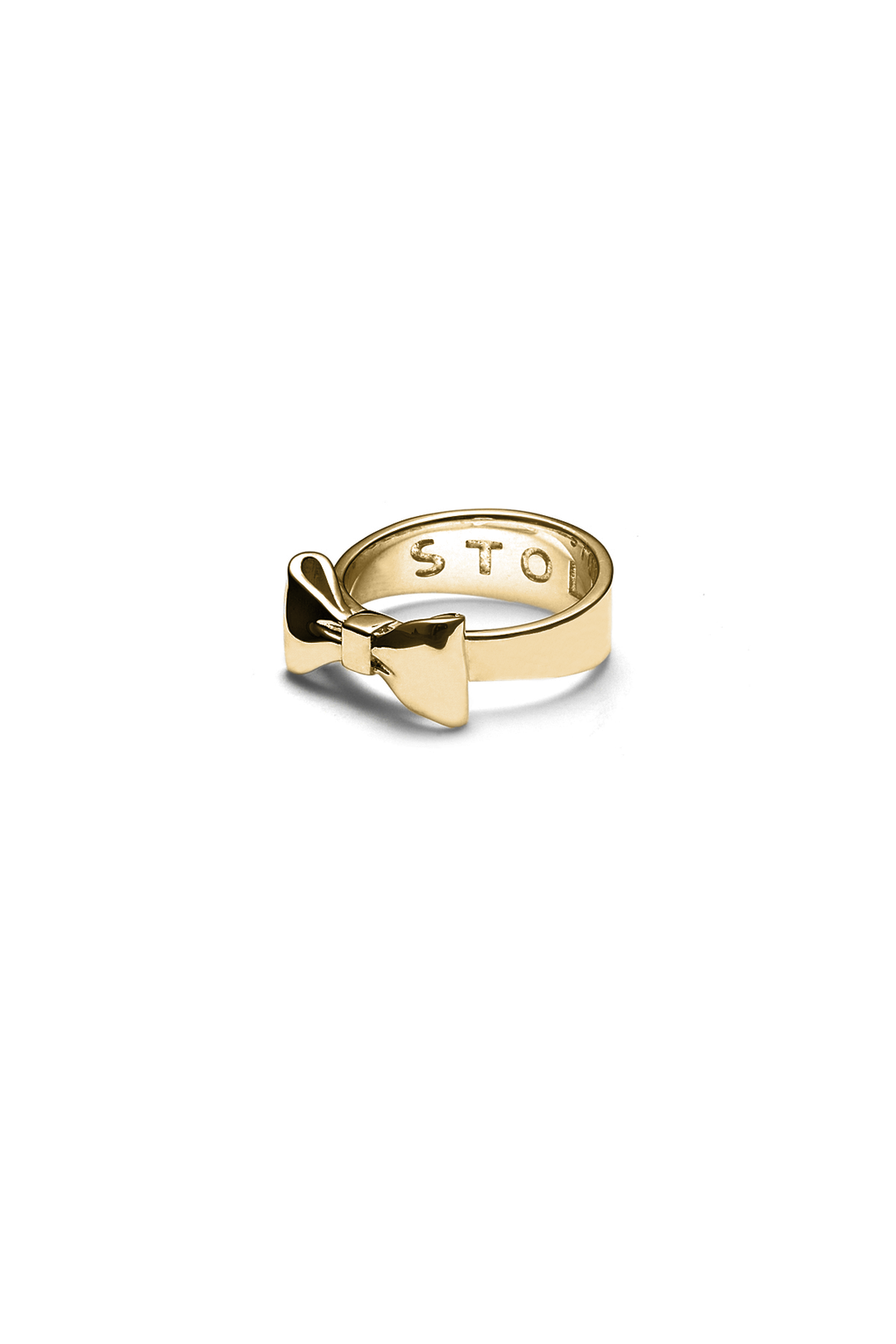 BOW RING  - GOLD PLATED