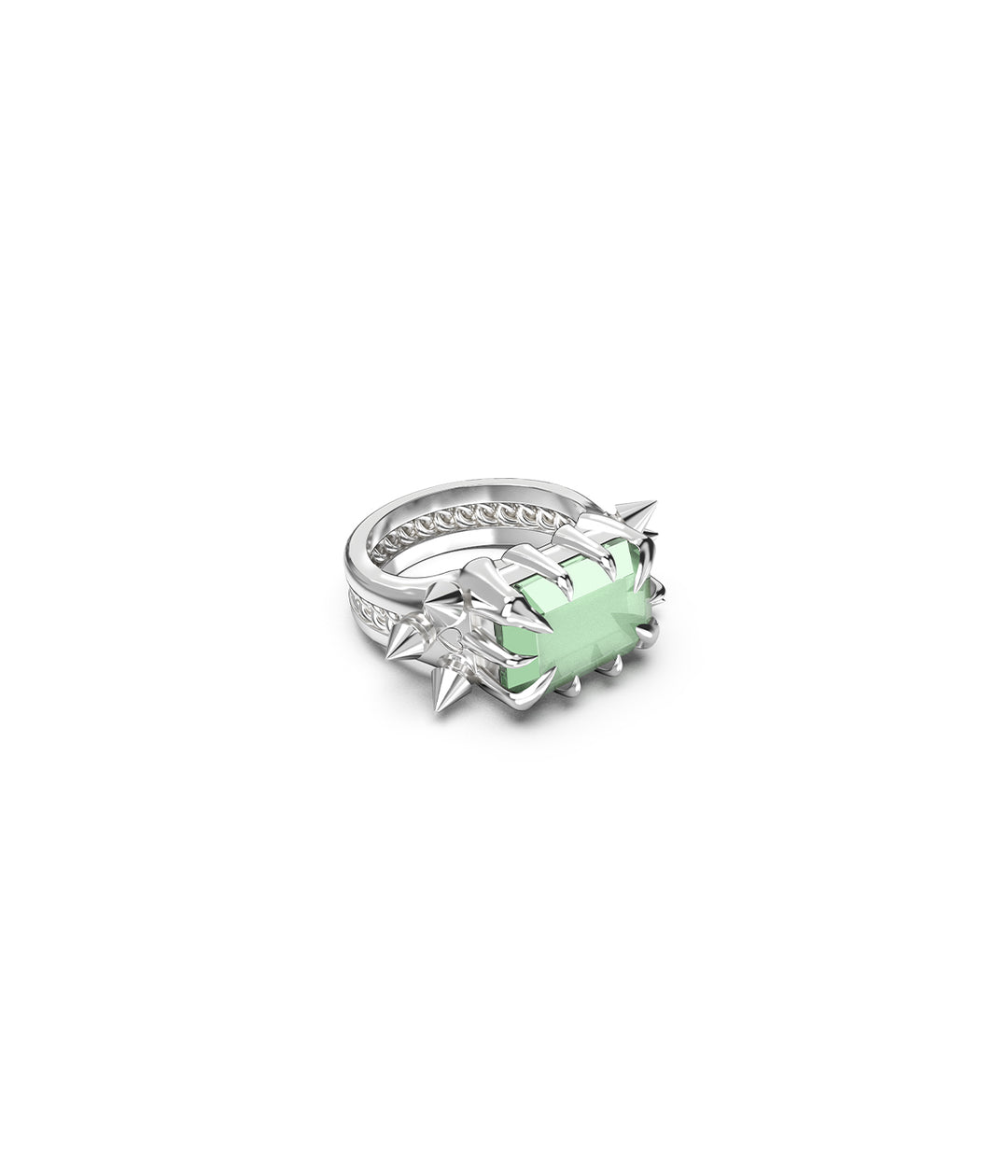 PRECIOUS PUNK COCKTAIL RING - NATURAL AMETHYST