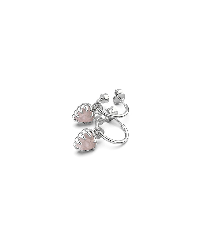LOVE CLAW ANCHOR SLEEPERS ROSE QUARTZ