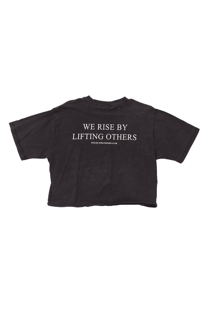 AVONDALE UNIVERSITY RELAXED CROP T-SHIRT