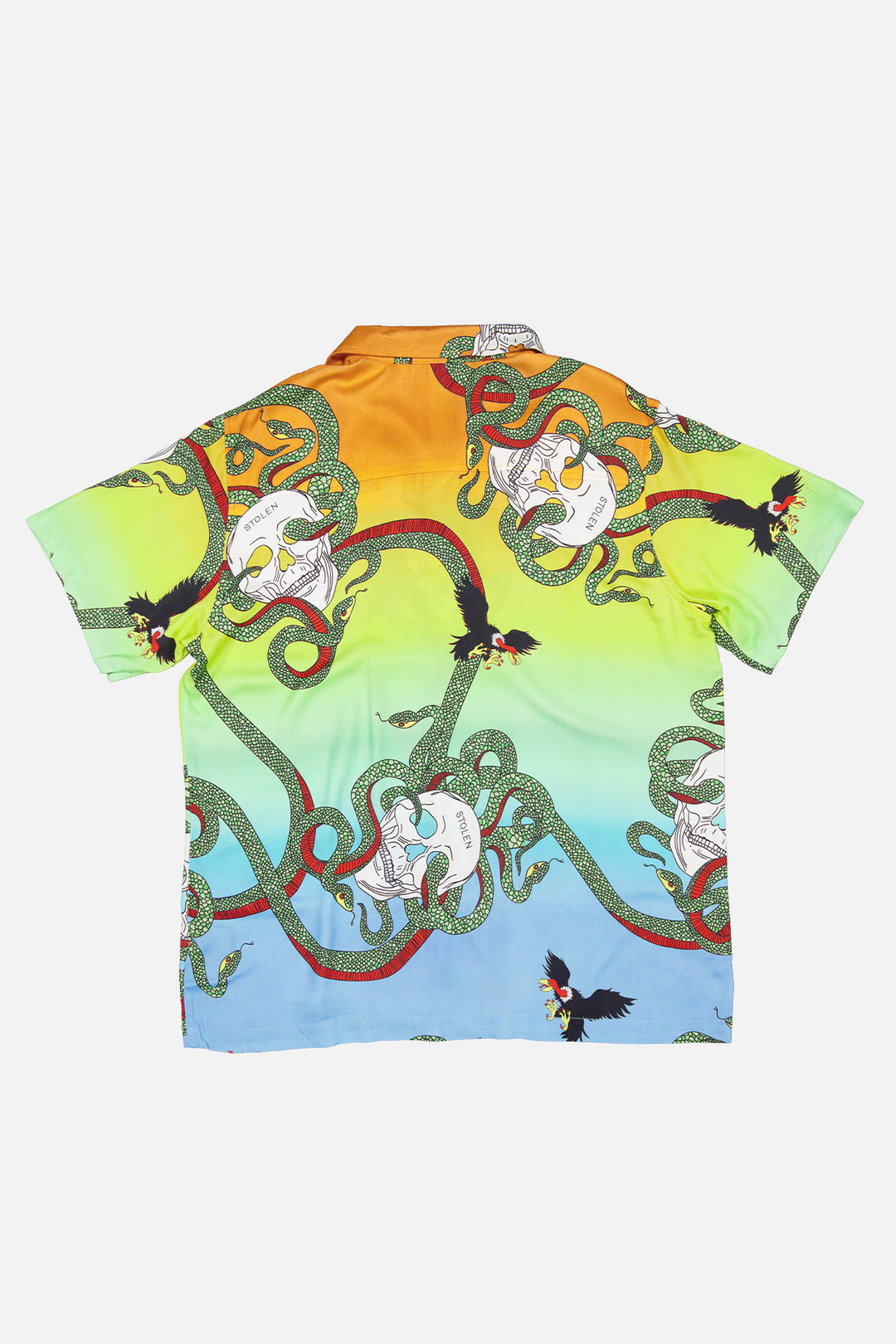 SNAKES & SKULLS CAMP COLLAR SHIRT