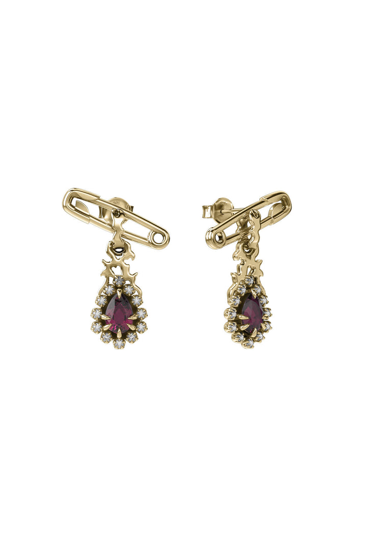 REGAL CHAOS EARRINGS - GOLD PLATED