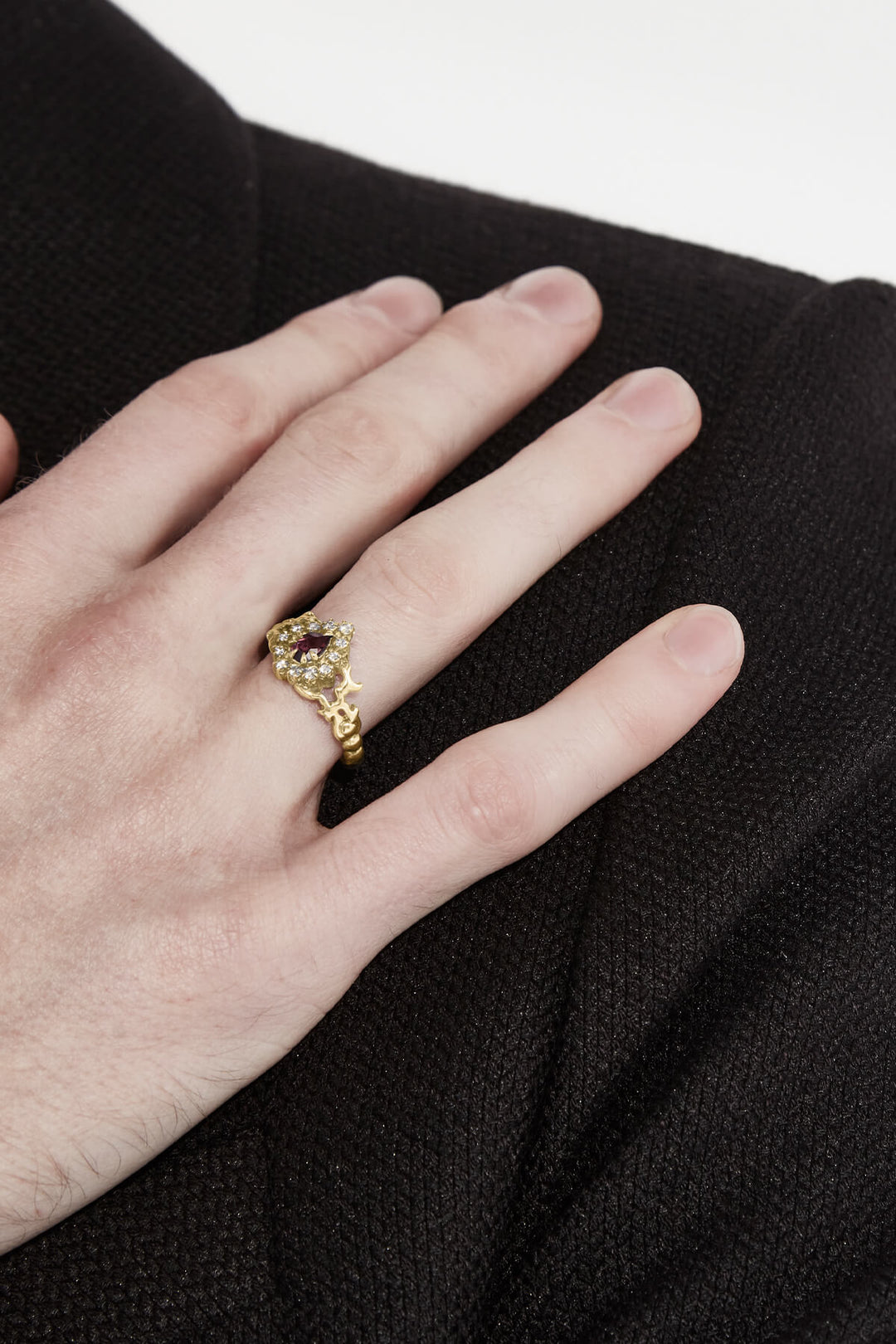 REGAL CHAOS RING - GOLD PLATED