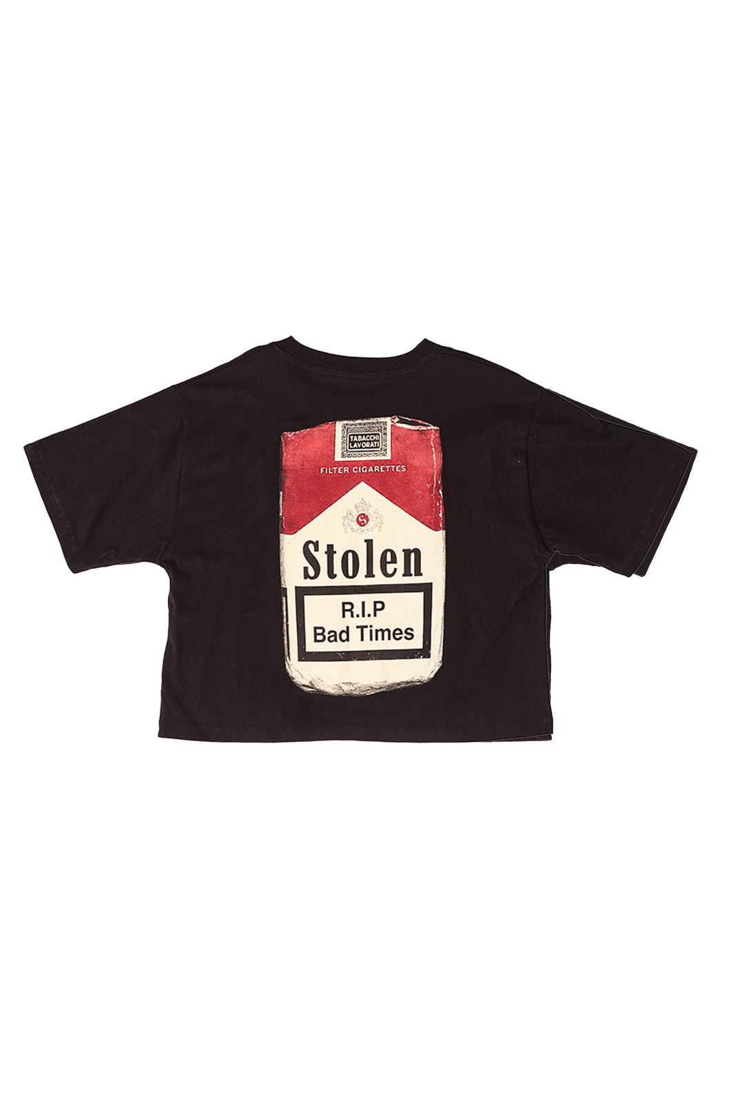 BAD TIMES CROP T-SHIRT