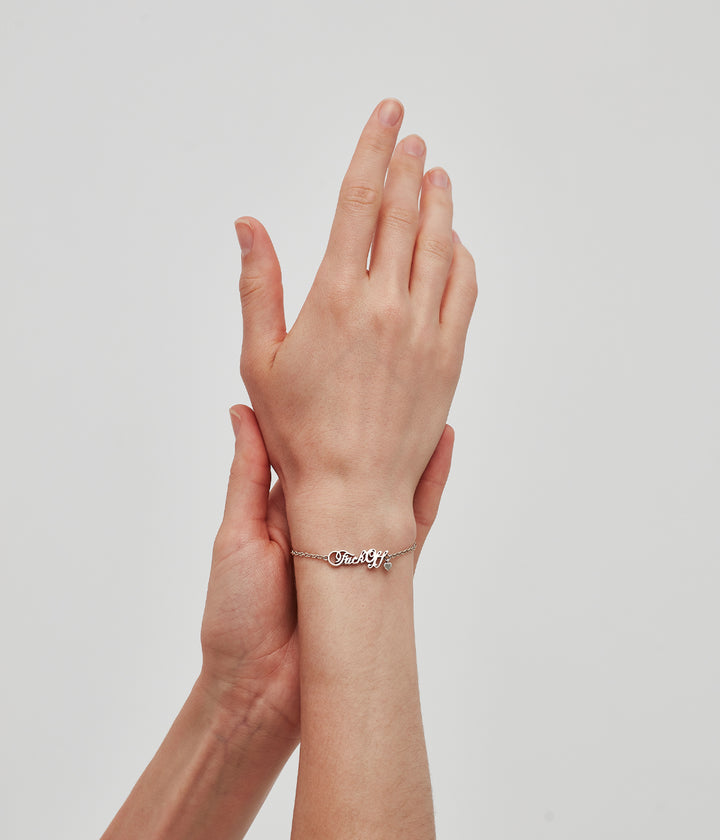 F*CK OFF SCRIPT BRACELET