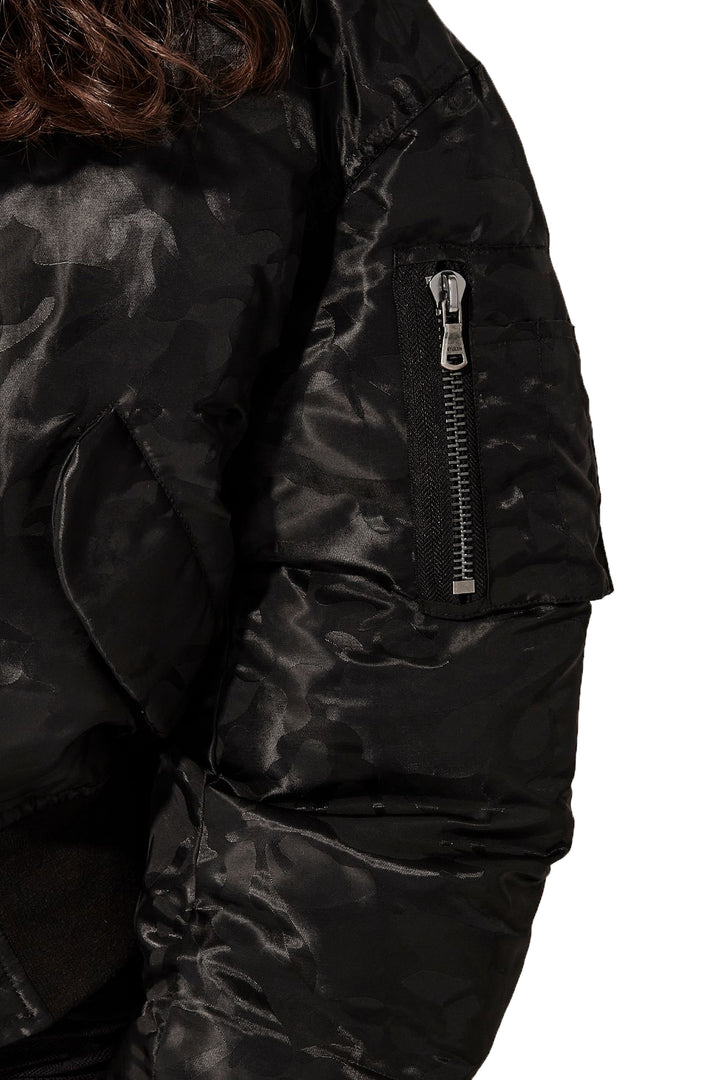 STOLEN BOMBER - BLACK CAMO