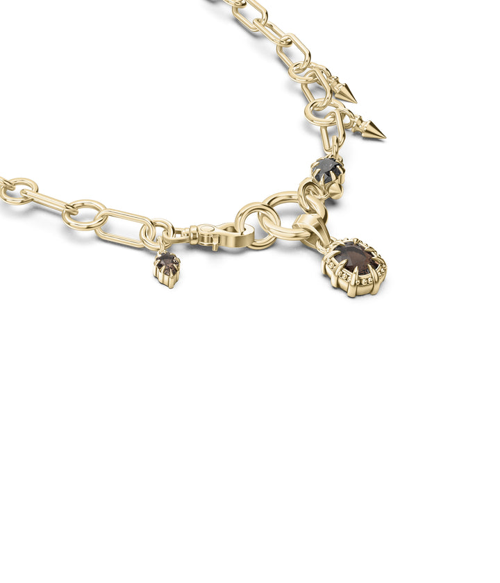 DAHLIA'S EMBRACE COCKTAIL CHOKER - 18K GOLD PLATED