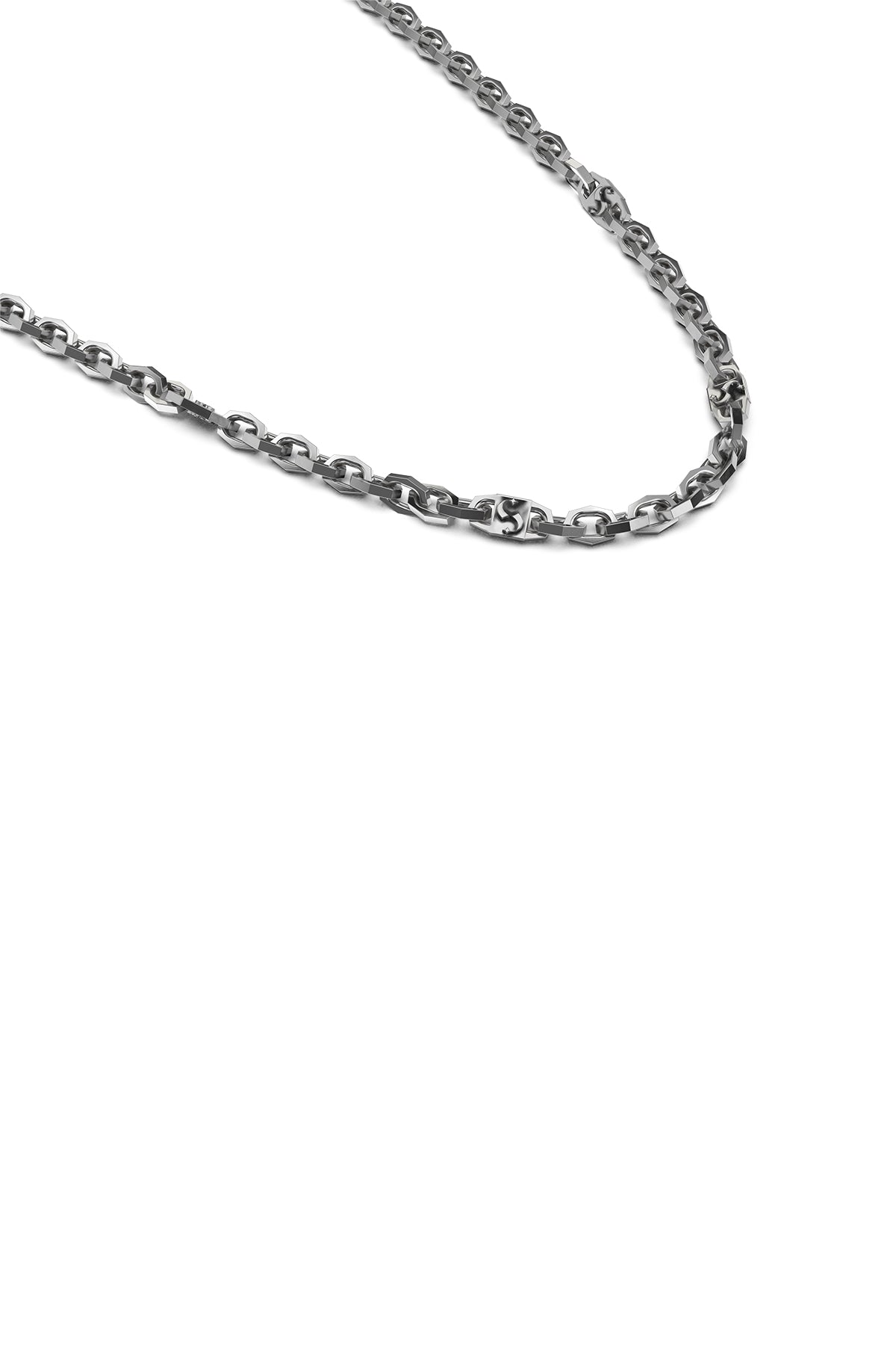 Stolen Girlfriends Club Men's Sterling Silver 'S' Logo Block