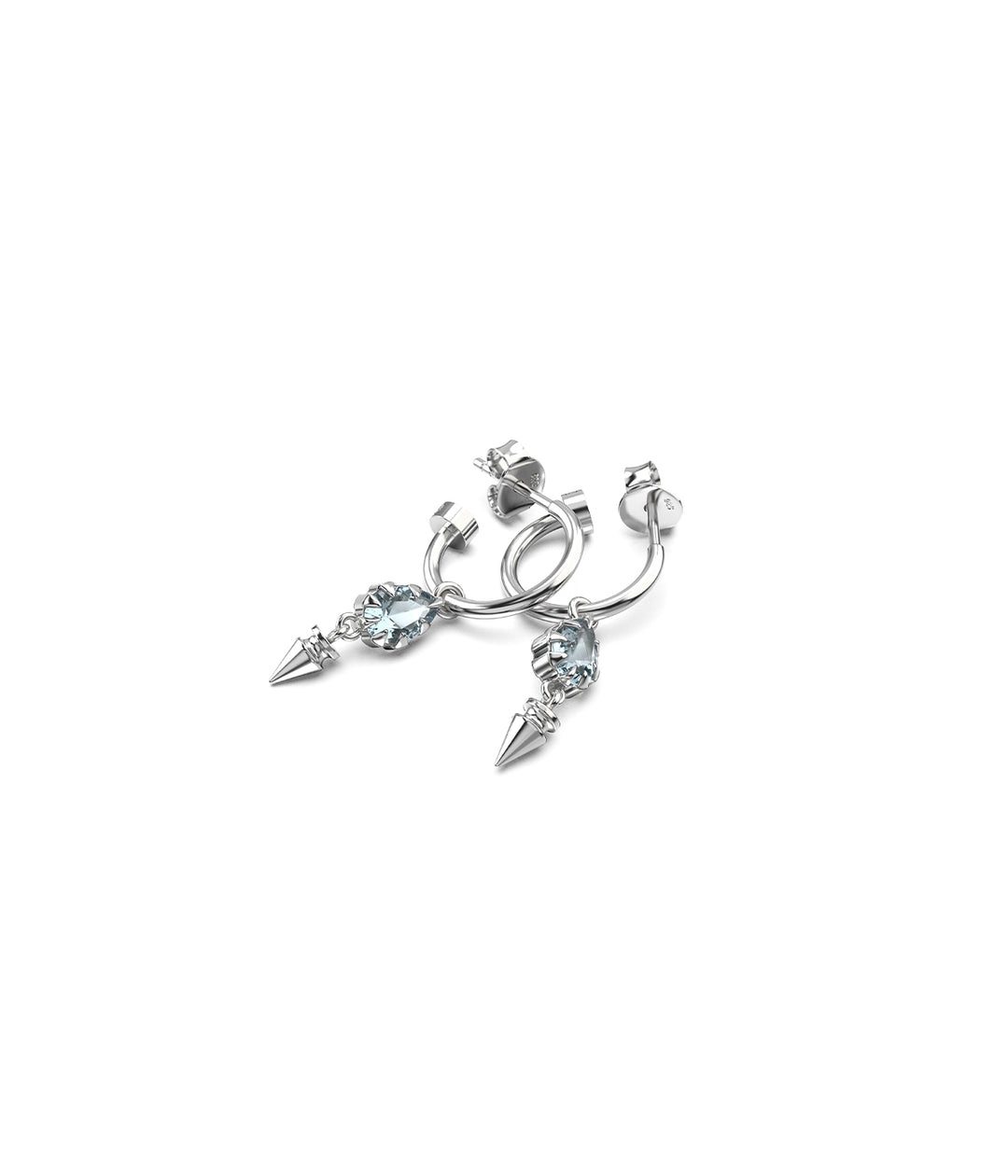 PRECIOUS PUNK DROPLET ANCHOR SLEEPERS - SKY BLUE TOPAZ