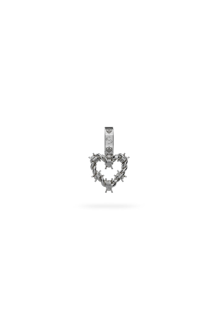 BARB HEART CHARM