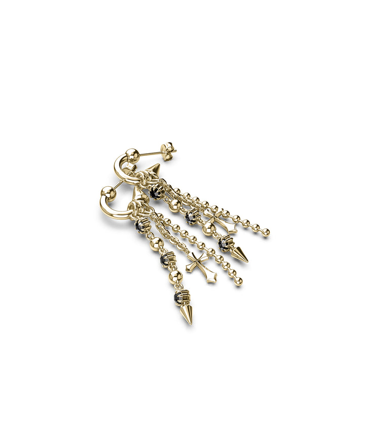QUIET POWER CASCADE EARRINGS - GOLD PLATED