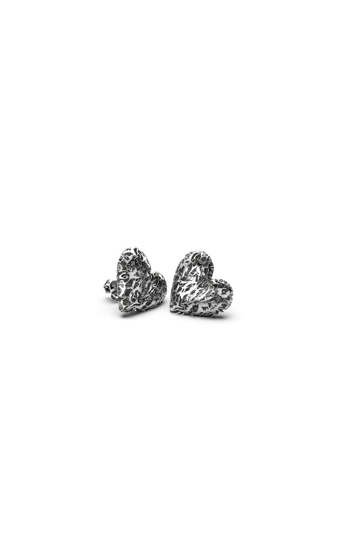 DEATH METAL HEARTS EARRINGS