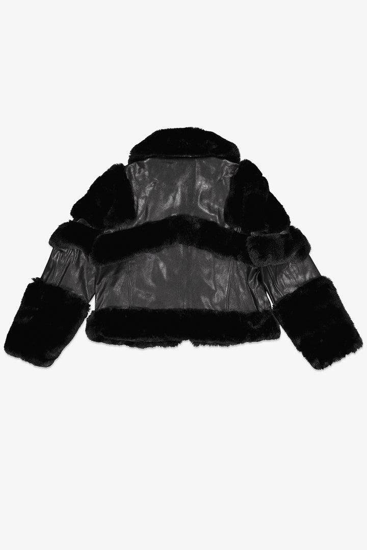 MOTO QUEEN SHEARLING JACKET