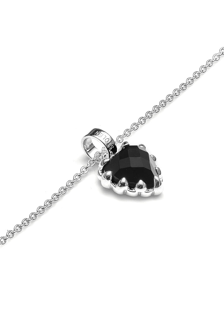 MINI LOVE CLAW NECKLACE ONYX