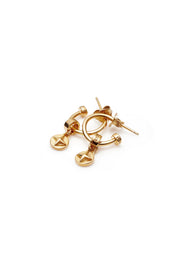 STAR PLATE ANCHOR SLEEPER - GOLD PLATED
