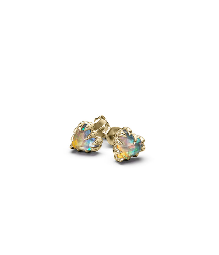 LOVE CLAW EARRINGS BELLO OPAL - GOLD PLATED