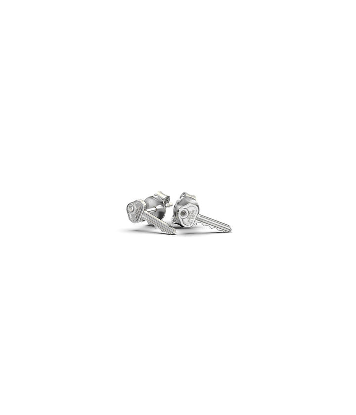 MINI KEY STUD EARRINGS