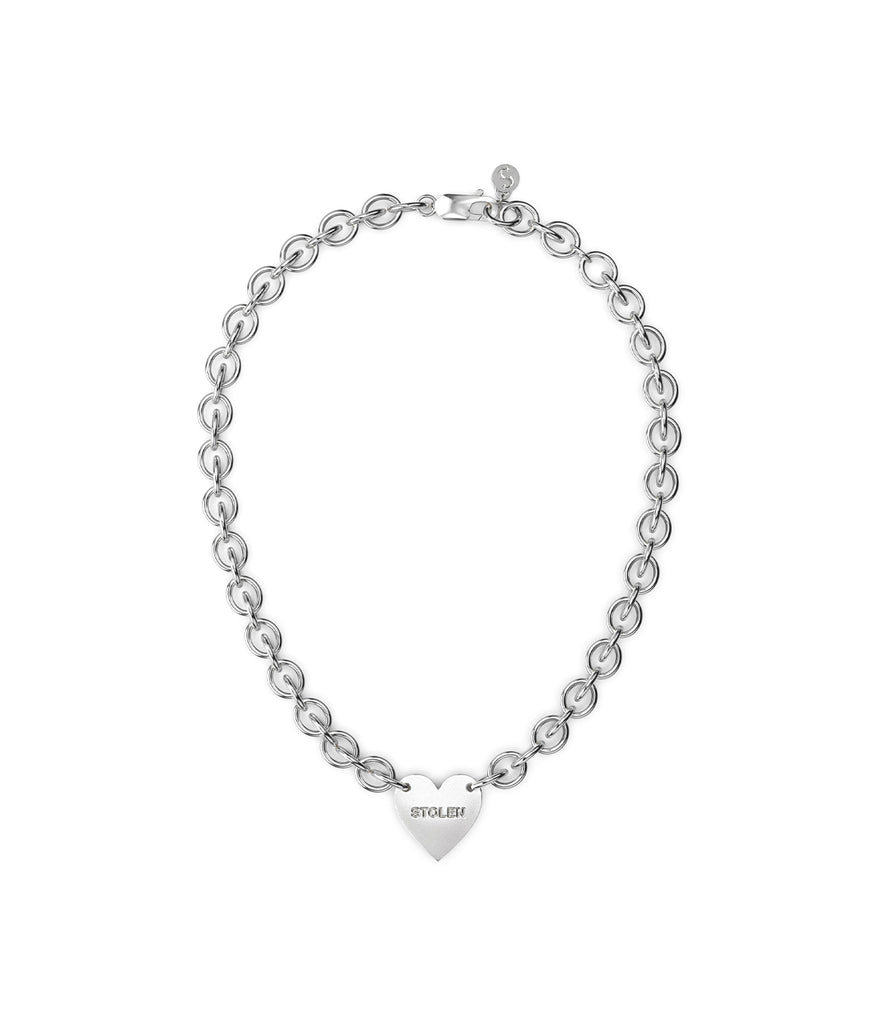 Stolen Girlfriends Club | COLD HEART STERLING SILVER CHOKER
