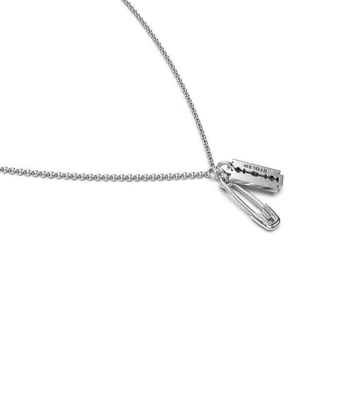 RAZOR PIN DROP NECKLACE