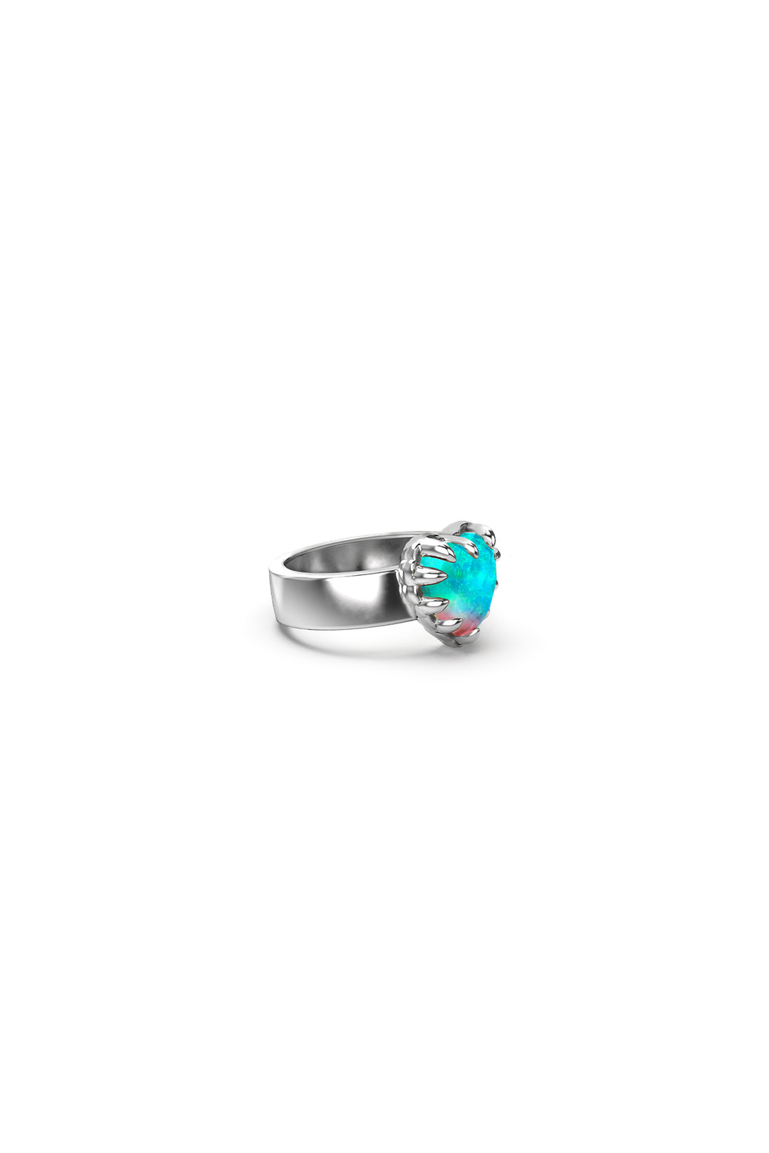 LOVE CLAW RING BELLO OPAL