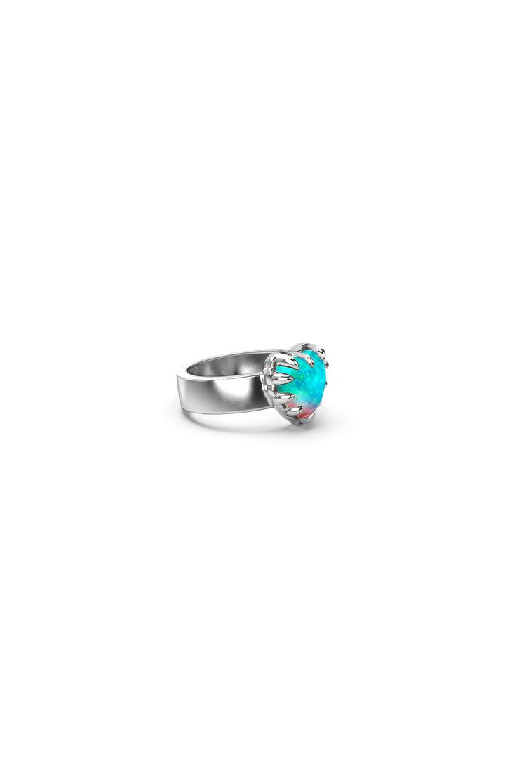 LOVE CLAW RING BELLO OPAL