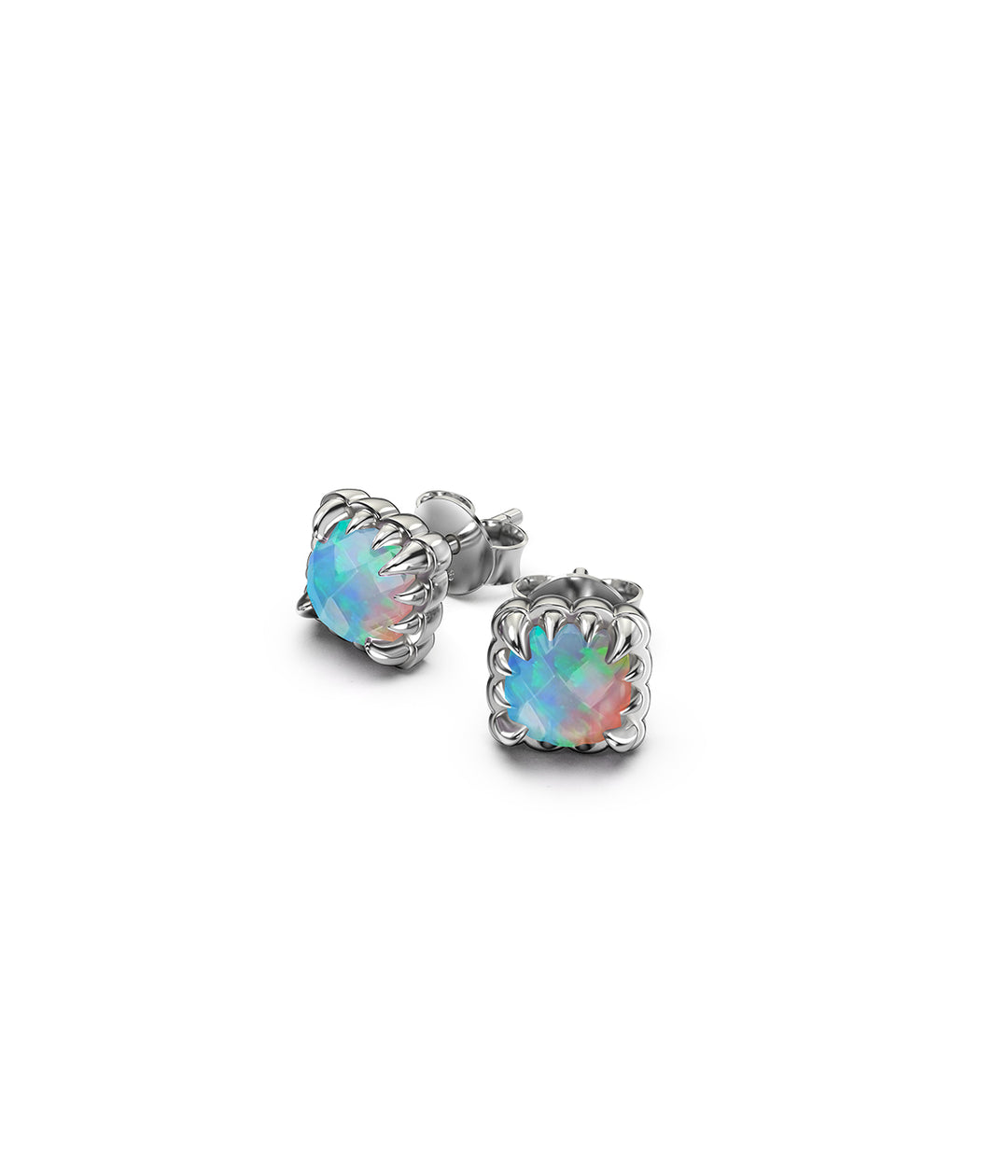 MINI CLAW STUDS BELLO OPAL