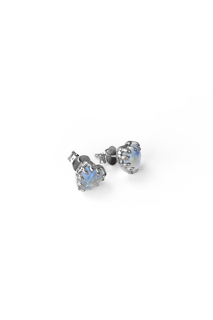 LOVE CLAW EARRINGS MOONSTONE