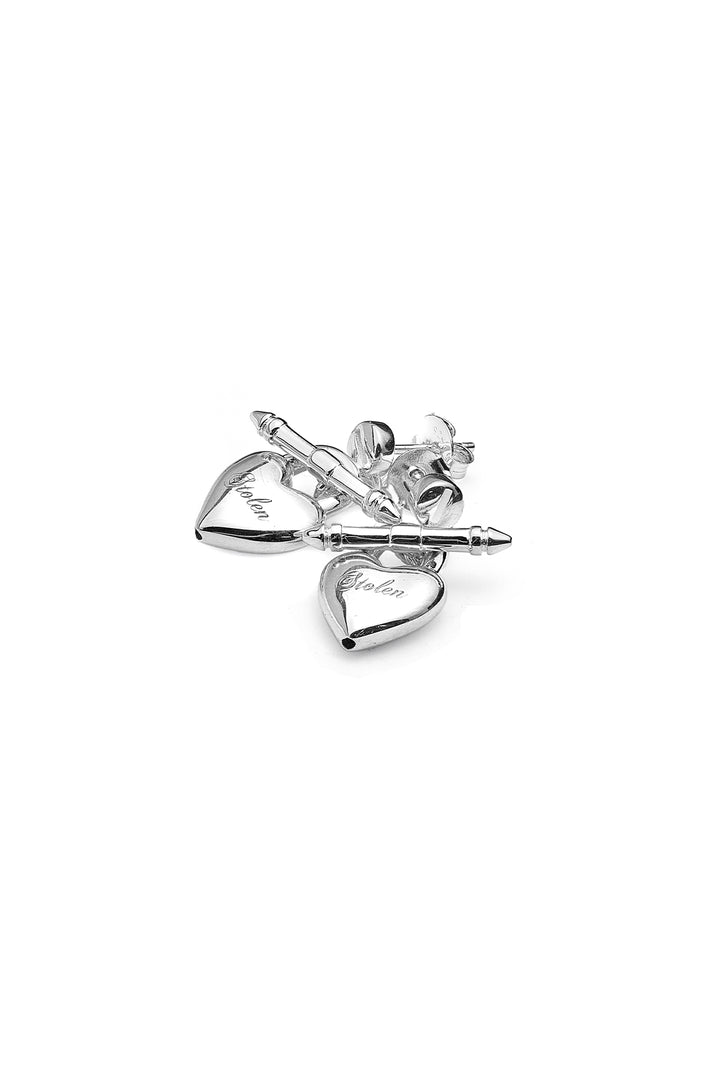 LOVE LOCKET FOB EARRINGS