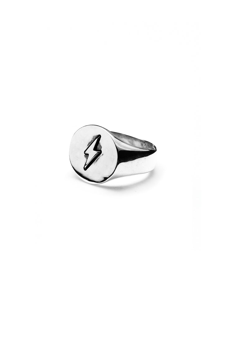 Buy Silver Ring Lightning Bolt Fully Adjustable Mens Rings Raven Bird Ring  Jewelry Unisex Ring Steel Womens Jewellery Streetwear Jewelry Online in  India - Etsy