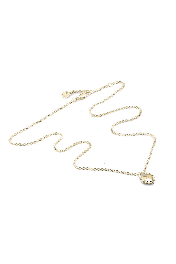LOVE LOCKET NECKLACE GOLD PLATED