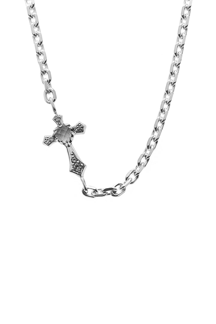 GOTHIC SIDE CROSS NECKLACE