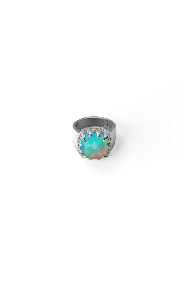 CLAW RING BELLO OPAL