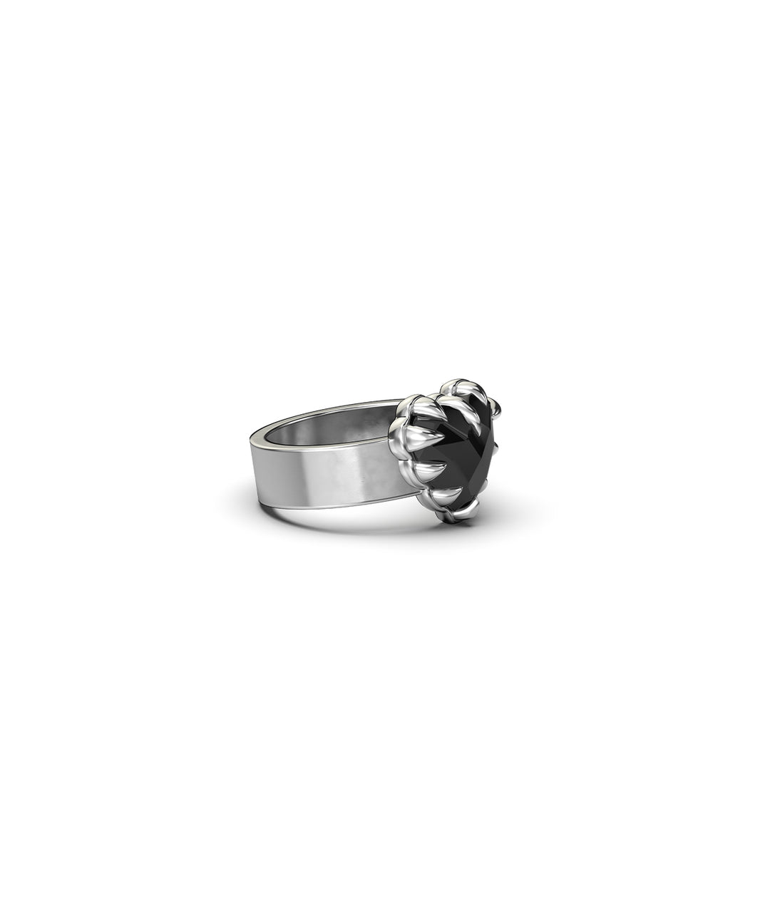 LOVE CLAW RING - ONYX