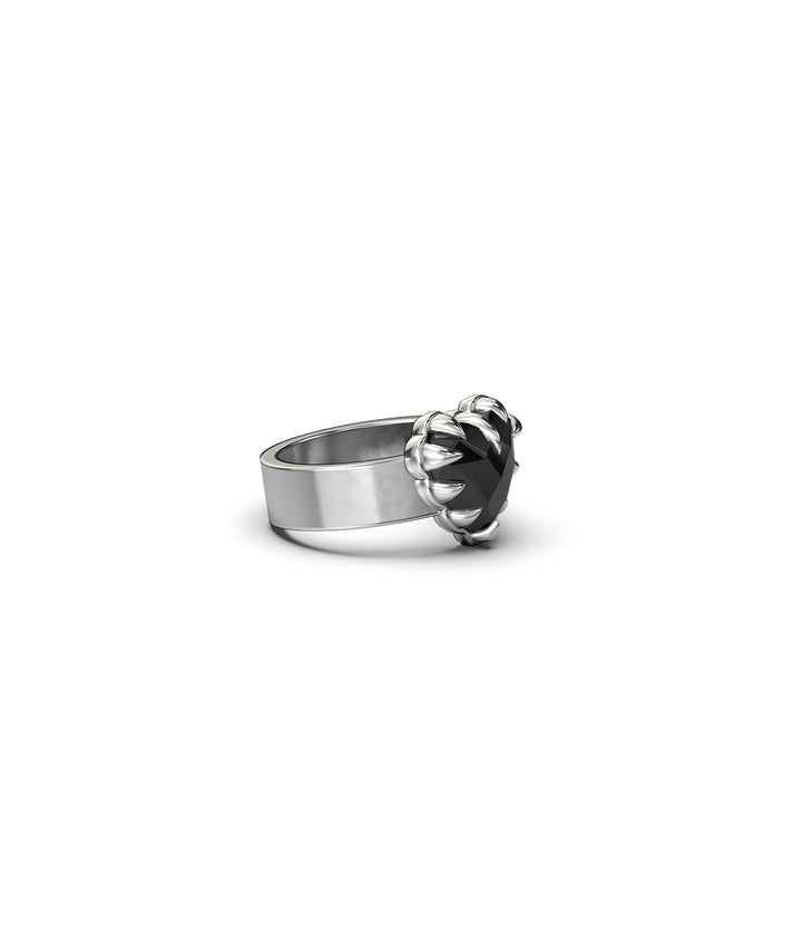 LOVE CLAW RING - ONYX