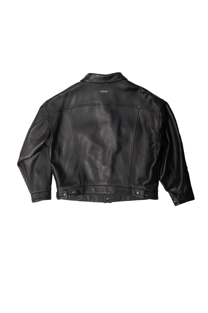 SABBATH LEATHER TRUCKER JACKET