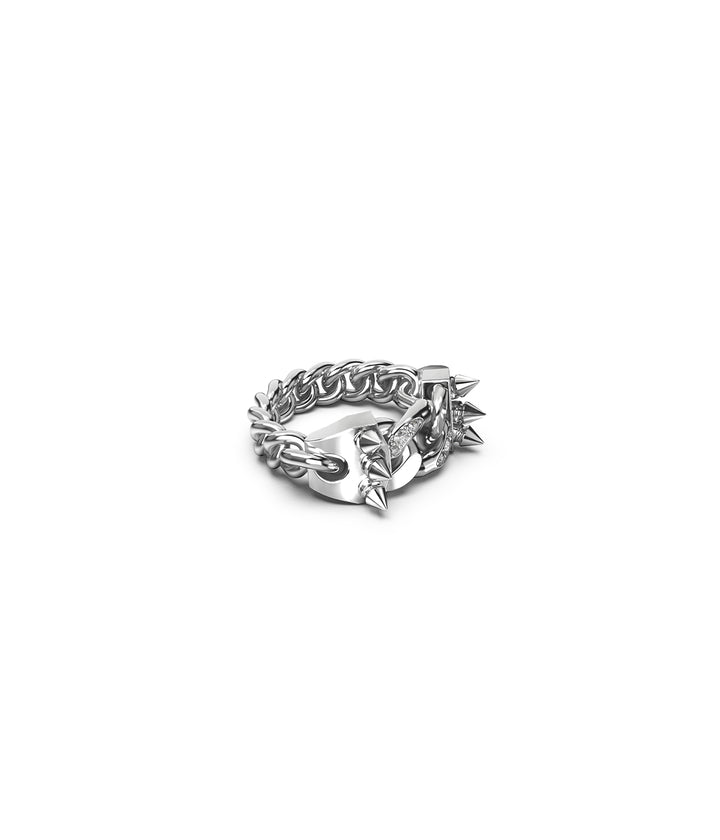 SPIKED CHAIN RING