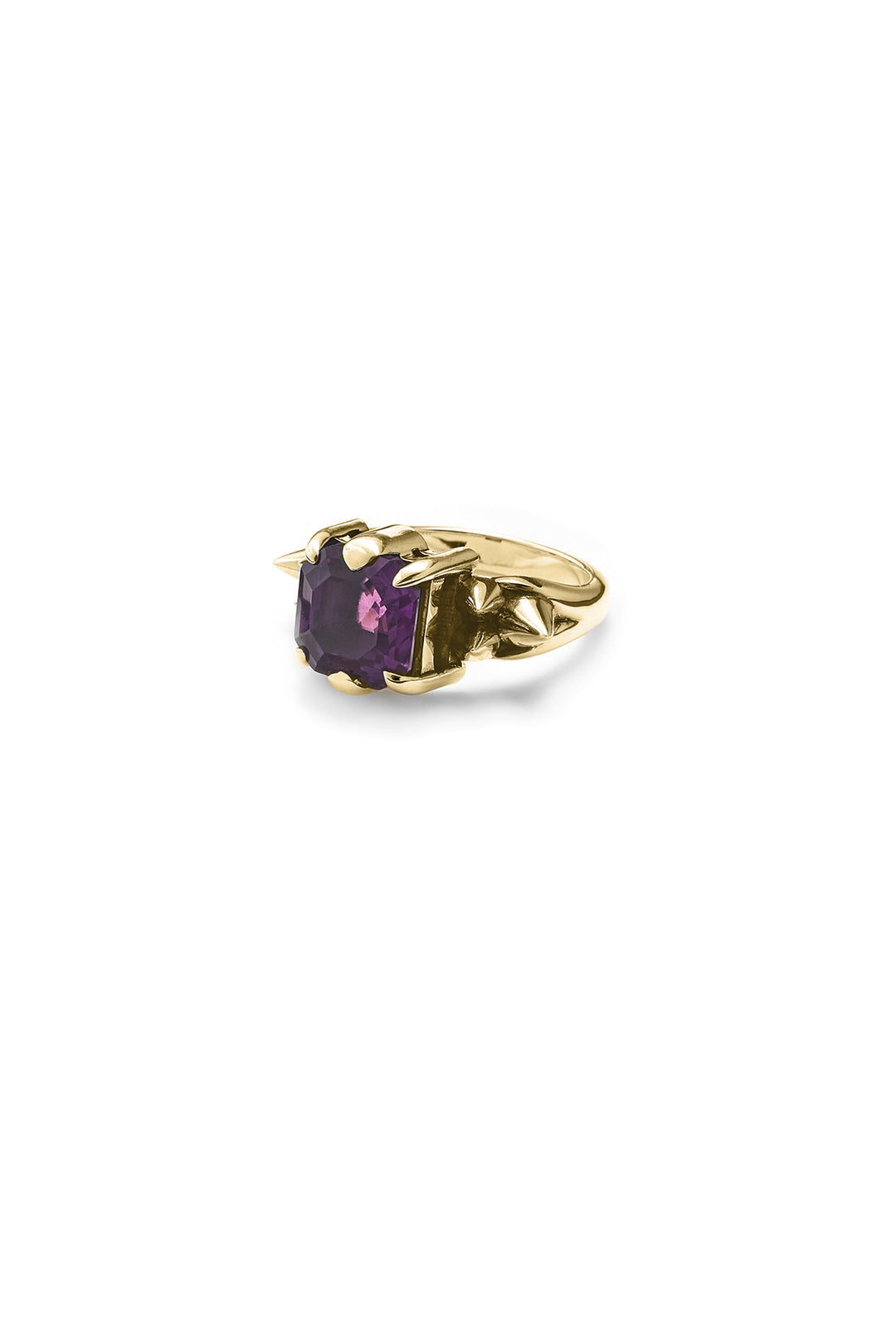 PUNK ROSE RING - GOLD PLATED