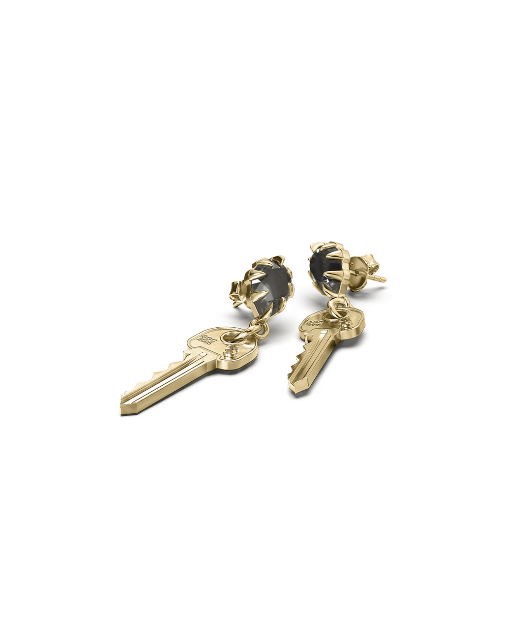 MASTER KEY DROP EARRINGS - GOLD PLATED